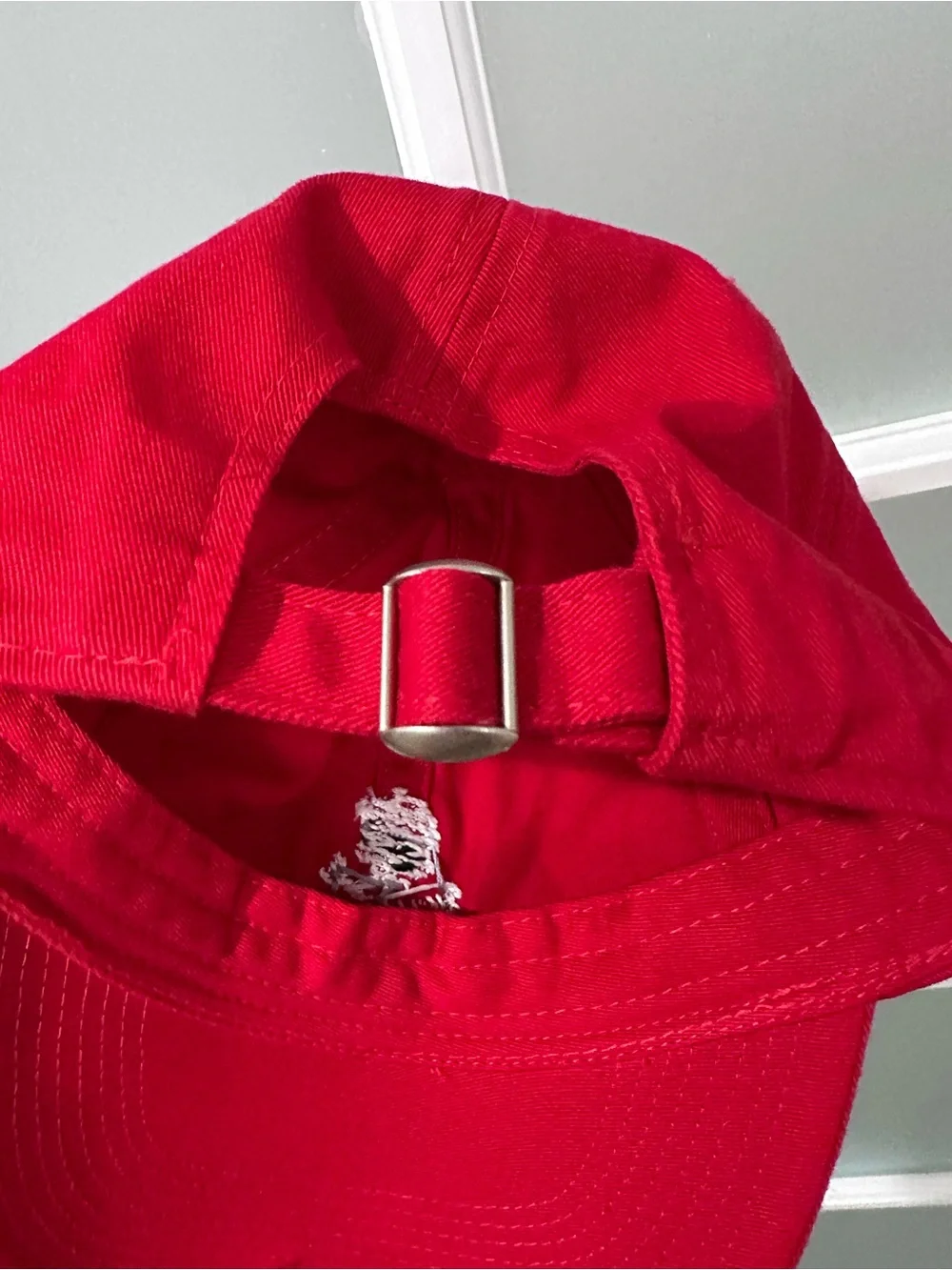 Smathers & Branson Red Skull and Crossbone Baseball Cap Hat